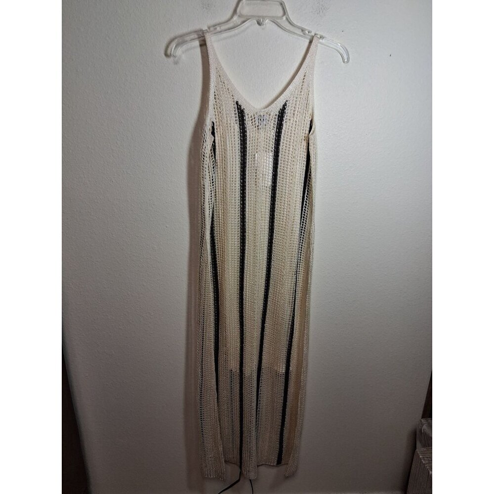 NWT A New Day Dress Knit Boho Business Casual Maxi Cream Size XS - Picture 4 of 5